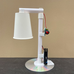 创意台灯led灯具九年级废物利用diy制作包调光亮度初三简易电位器