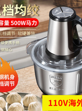 110V家用电动绞肉机厨房大功率五
