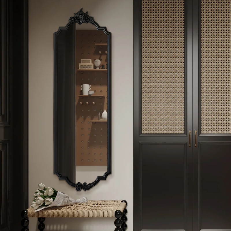 直销全身镜美式复古挂墙式穿衣镜