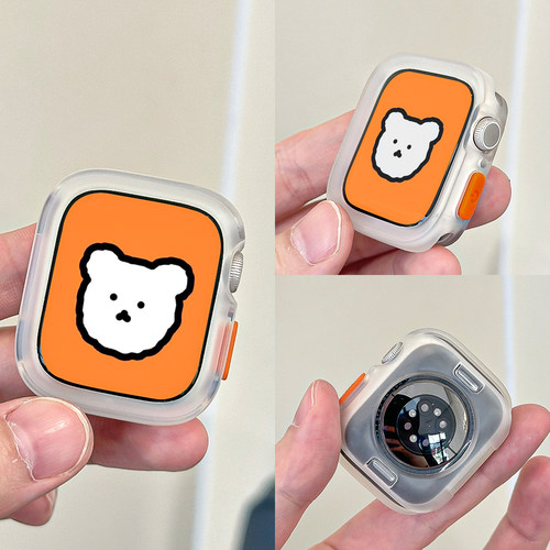 适用iWatch防摔铠甲硅胶软壳