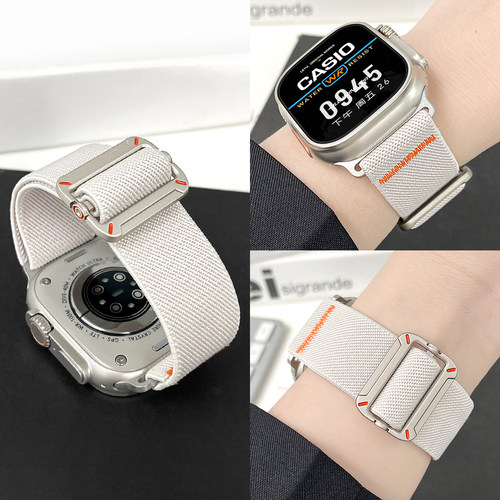 适用iWatch机械方扣尼龙表带