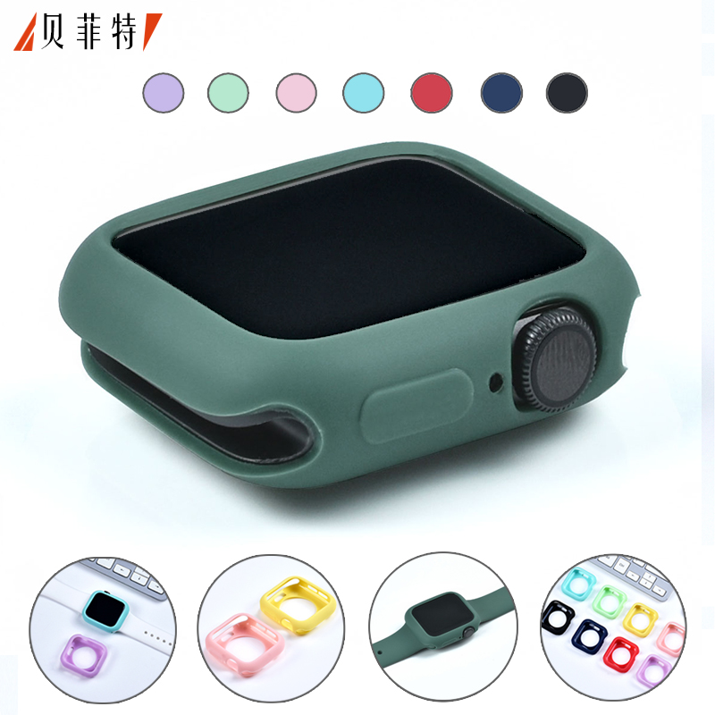 适用苹果手表保护壳+表带套装iwatch7保护套6/5/4/3/2/1代软硅胶apple watch SE表套series7超薄糖果色防摔在类目 智能设备, 智能设备配件, 智能手表手环表带/腕带中 - 来自Buy2taobao.com提供专业的淘宝代购服务