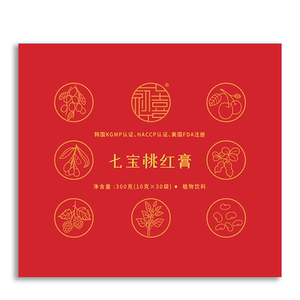 初喜七宝桃红膏女性食养300g天然萃取草本浓缩