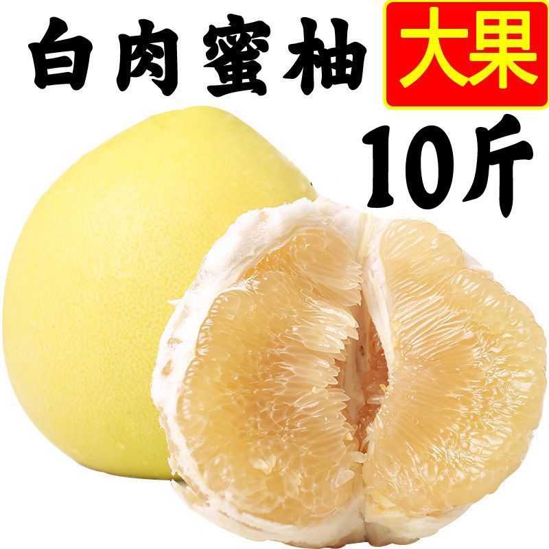 10斤白肉柚子梅州新鲜水