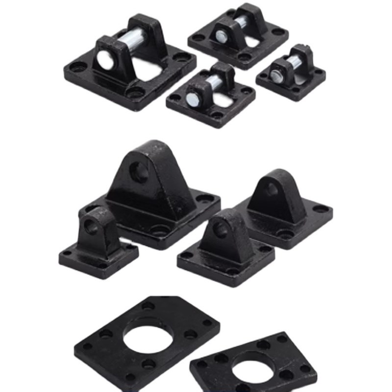 SC气缸附件单双耳底座法兰脚架配件I/Y/CA/CB/FA/LB32/40/50/63