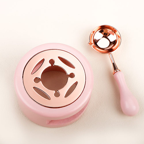 火漆小熔炉 文艺复古火漆印章用炉子印章工具套组配件加热熔蜡炉