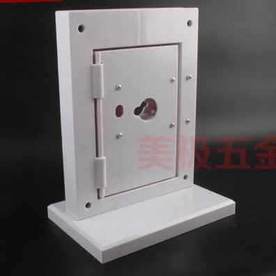 厂销锁架子 电控锁电机锁门禁读卡机展示架 锁架门模型 电子门锁