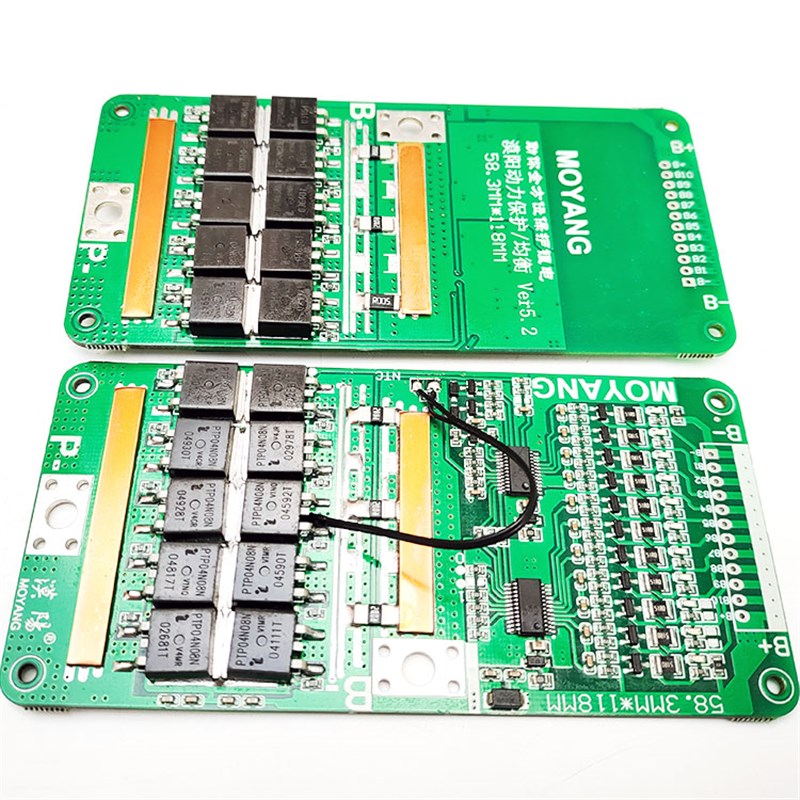 11串锂电池保护板 三元铁锂保护板 39.6V 46.2V 30-100A 均衡灯