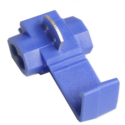 500只蓝色免破线夹快速接线端子电线连接器接头软线分线器卡子夹