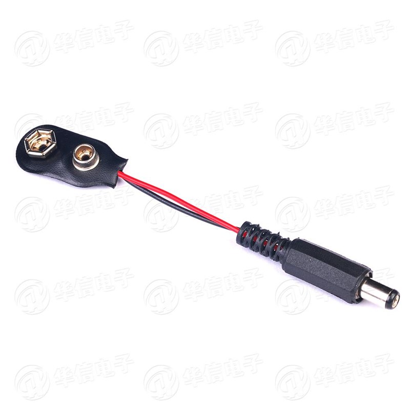9V电池扣子 9V电池扣 9V电池座 T型/I型 6cm/10cm/15cm