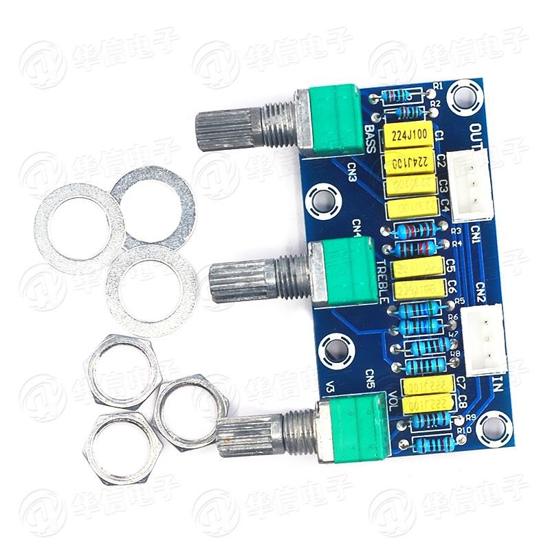 XH-M802 无源调音板前级板前置板音调板高低音调节HIFI发烧级成品