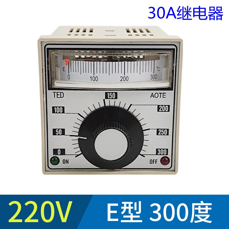 TED2001烘箱烤箱温控表 电饼铛温控仪开关指针温度控制器K300E400