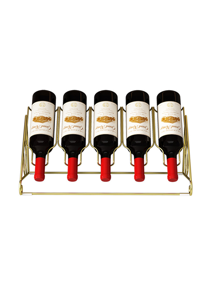 轻奢红酒架酒瓶摆件高档家用斜放红酒收纳展示架创意酒柜装饰酒i.