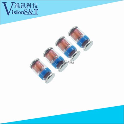 0.5W玻璃开关稳压二极管LL34贴片1206圆柱DZMM3V3 5V1 4.7V SOD-8