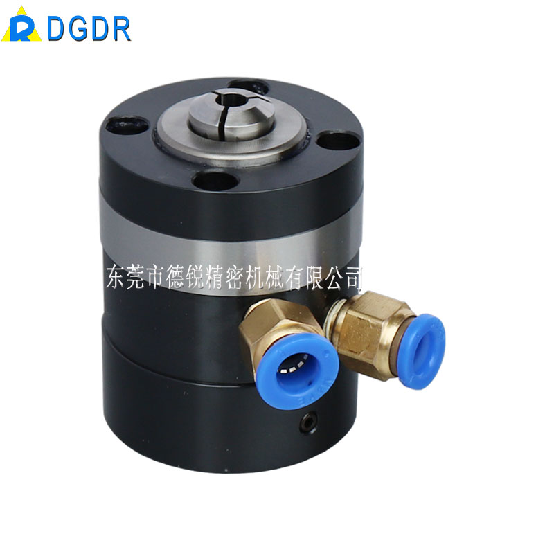 小型迷你气动夹头DAS-MT8固定立式气动I夹头 机器人上下料套筒夹