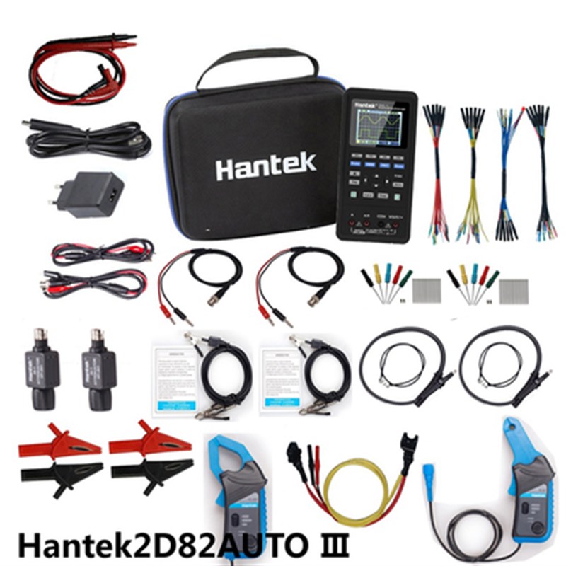 汉泰Hantek2C42/2D72/2D42手持示波器+信号源+万用表汽车诊断便携