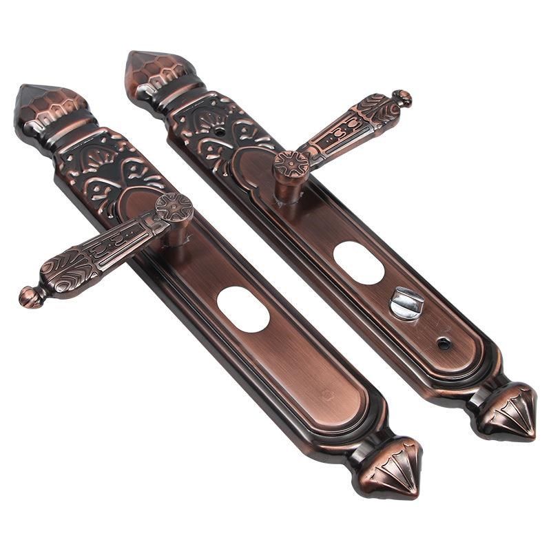 桃型复古防盗门铁拉手家用大门机械锁门把手室外仿铜面板拉手面板,个性定制/设计服务/DIY,明信片定制,淘宝优惠券,粉丝福利购,淘宝优惠卷