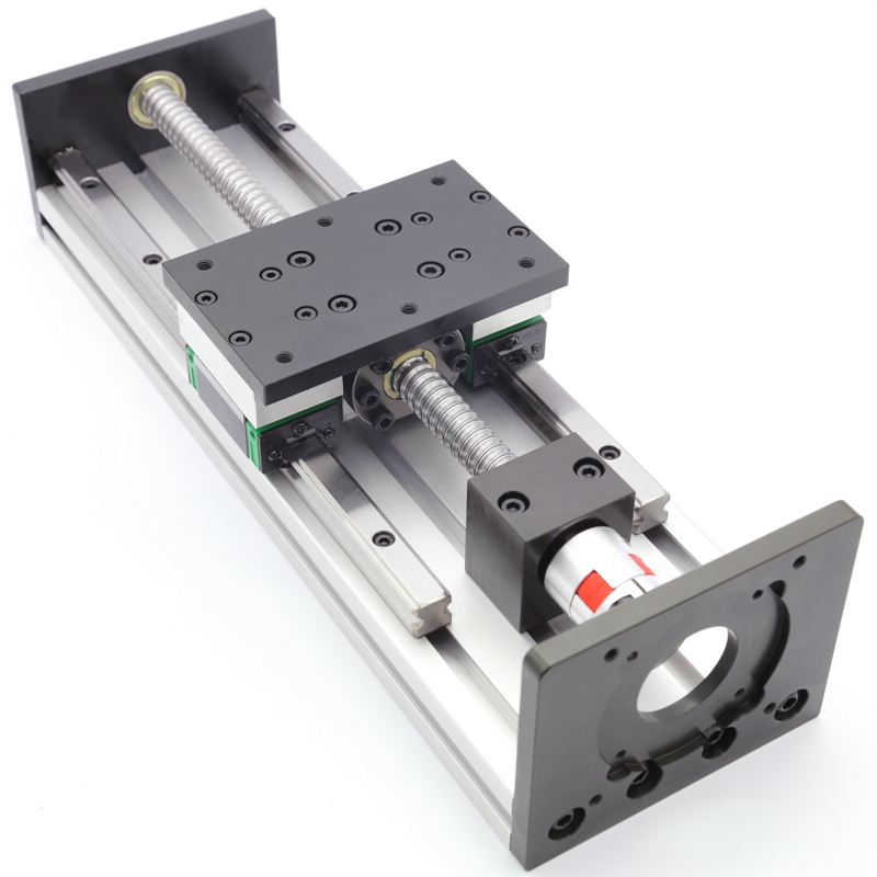 滑台模组重型精密滚l珠丝杠线轨步进电机直线导轨套装H120B工作台