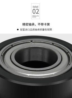 KFC双轴不带卡簧圆法兰组件带座轴承BGRAB BFR01固定轴承座 17-50