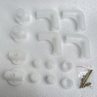 鞋架/折叠衣架组装配套五金配件塑料支撑胶套 组合配件连接件