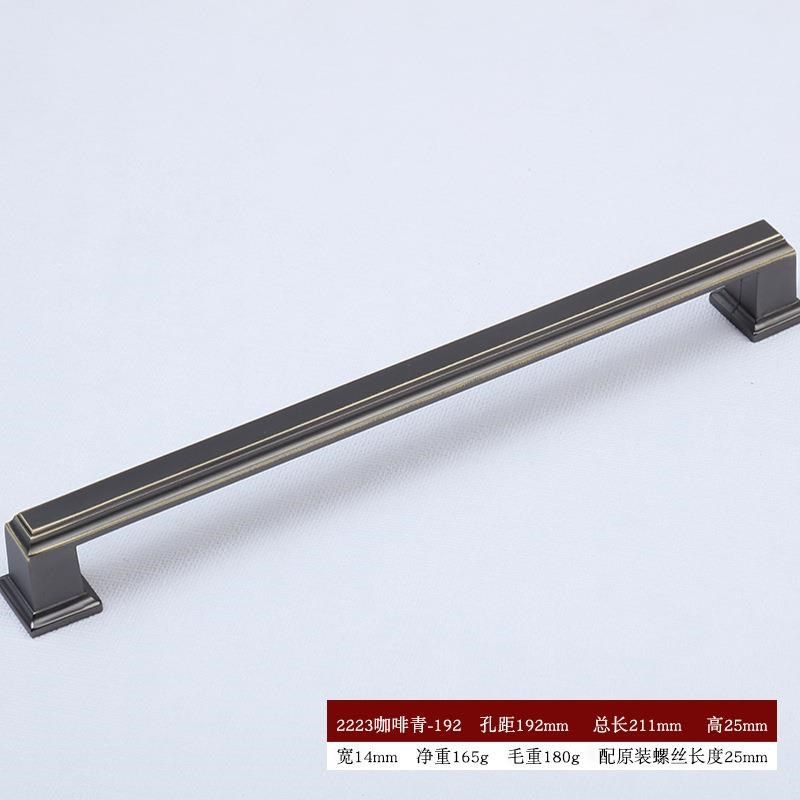 锌合金长条黑拉手现代简约橱柜衣柜门大拉手实心加厚抽屉家具把手,童装/婴儿装/亲子装,儿童装饰手表,淘宝优惠券,粉丝福利购,淘宝优惠卷