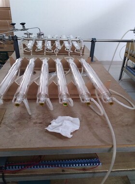 激光管CO2激光管40W50W60W80W100W激光器 切割机 雕刻机配件