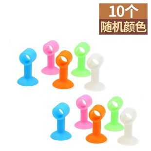 创意硅胶门吸防撞免打孔门阻家用缓冲塑料厕所卫生间门碰门顶把手