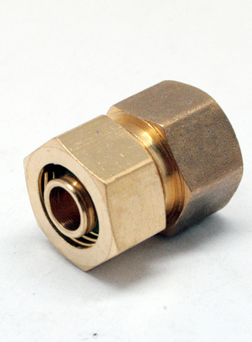 天一 金牛 铝塑管卡套式 内丝直接  1216*1/2 1620内牙牙铜接头