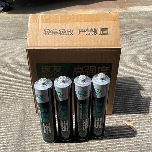 高强度355汽车玻璃胶黑色聚氨酯汽车挡风玻璃专用玻璃胶密封
