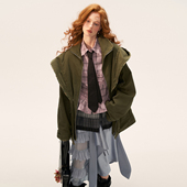 MAMC复古做旧磨破工装 外套女2025秋冬新款 慵懒宽松休闲通勤上衣