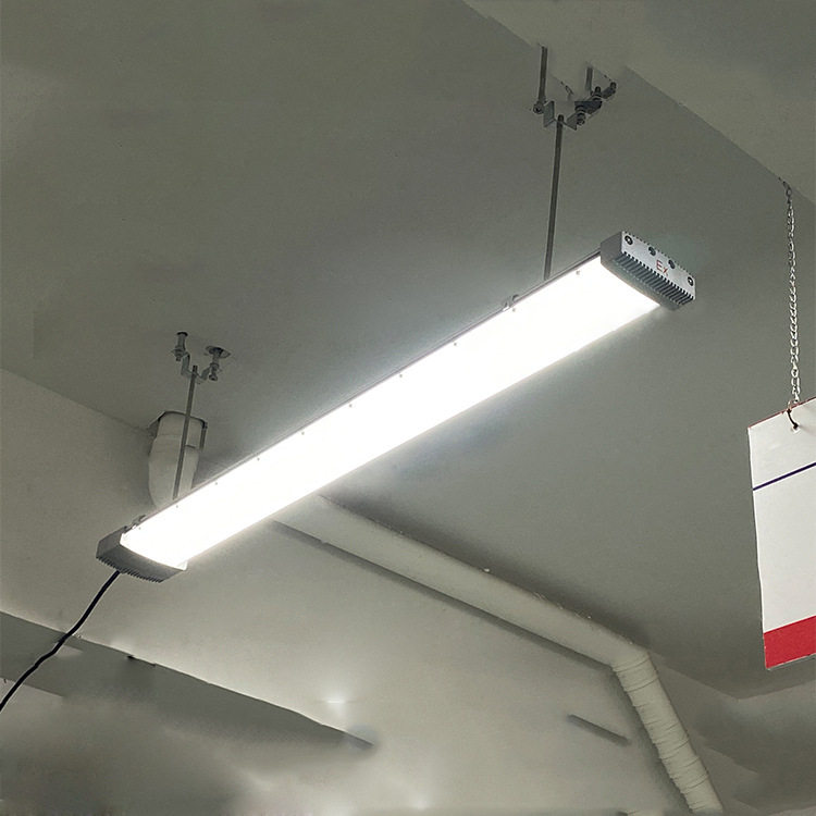 led防爆灯40w 仓库厂房防水防腐防爆全塑荧光灯 吊杆壁式应急灯