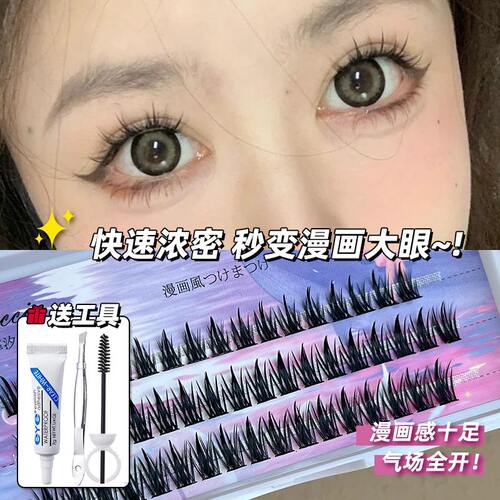 霏汐麦穗款快速浓密假睫毛送工具