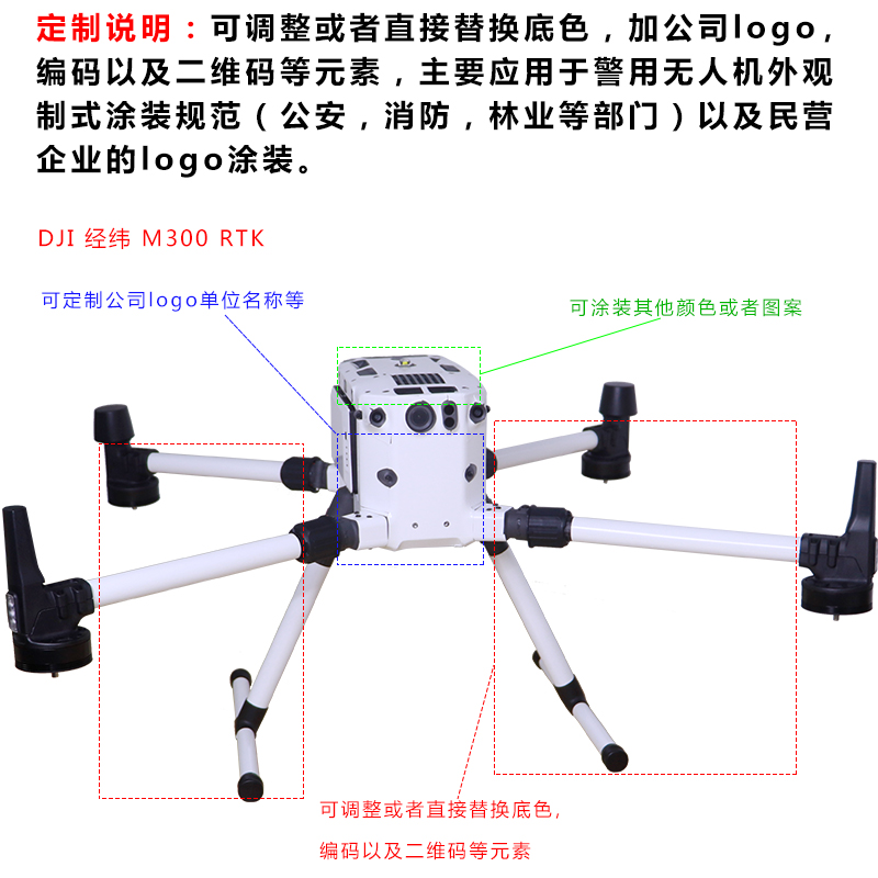 无人机经纬M300RTK机身贴纸