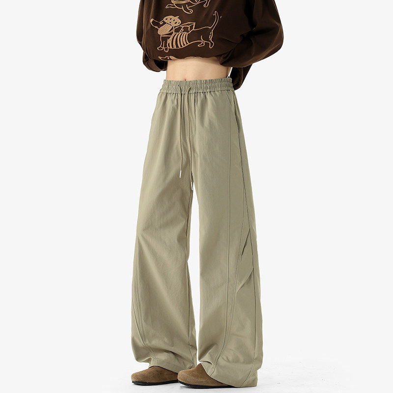 WAALEVANA日系复古citybot工装休闲裤宽松阔腿伞兵裤高街垂感长裤,男装,休闲裤,淘宝优惠券,粉丝福利购,淘宝优惠卷