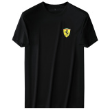 2025年新款双丝光棉短袖T恤男6632-P80M-5XL白色，男装T恤，钱塘6026