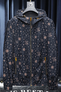 2023春季新款 男士休闲百搭连帽夹克 8013 M-5XL F225 （沙发图）图片