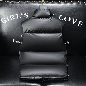 过检90白鸭绒羽绒马甲背心 M0935 P340 M-5XL 控458 零售后 沙发图片