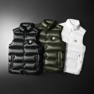 过检90绒 白鸭绒立领羽绒马甲 M0951 P320 M-5XL 控438 商标注册图片