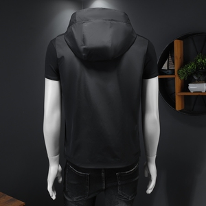 男士连帽马甲背心   M-5XL 钱塘6026-9013-P145 （假模图）图片