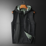 2025春装新款男士连帽马甲背心M-5XL钱塘6026-9010-P145，男装背心/马甲，钱塘6026