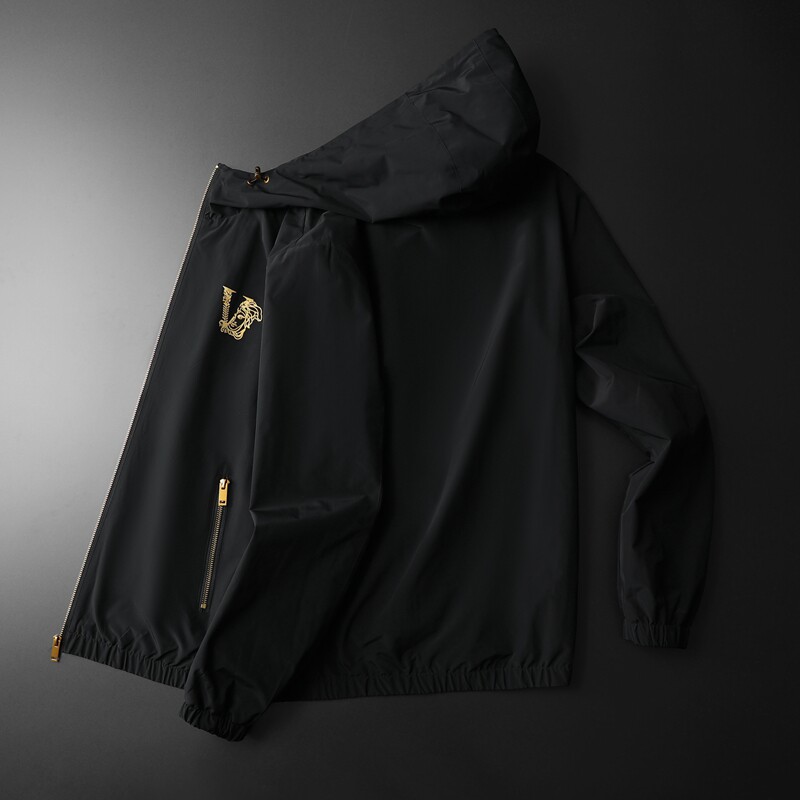 2023年春款新款男士休闲百搭连帽夹克8837M-5XL,男装夹克,钱塘6026