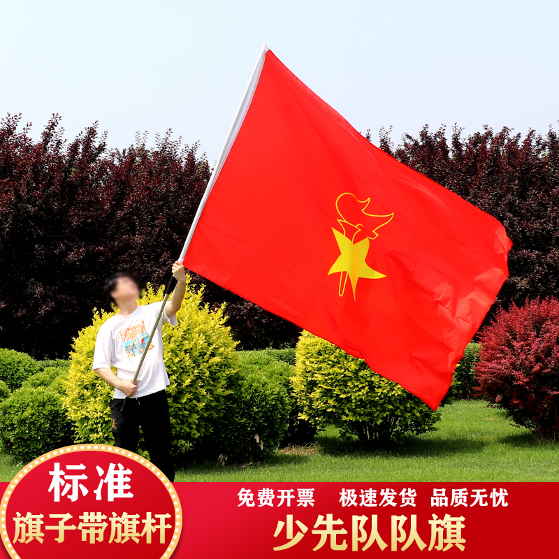 少先队队旗旗杆标准小队旗中队旗大队旗手持队旗杆1号
