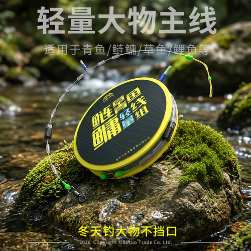 轻量大物主线线组青鱼草鱼鲢鳙