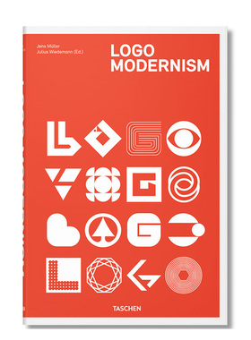 【现货】TASCHEN LOGO MODERNISM  logo标志现代主义设计品牌设计进口原版图书[TASCHEN]包邮