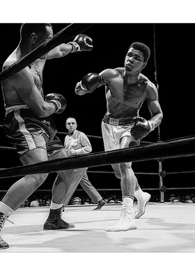 【预订】Homage to Ali [限量版挂画]致敬拳王阿里 阿里对决福利Ali vs. Folley 1967 摄影艺术原版图书[TASCHEN]包邮
