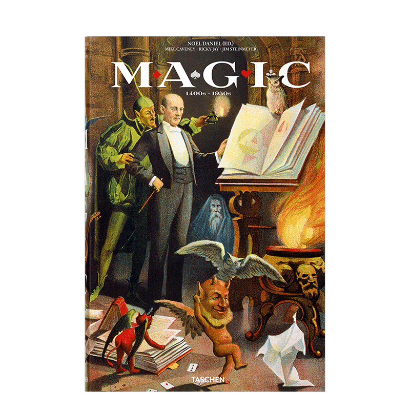 【现货】TASCHEN Magic 1400s–1950s 魔法之书 500年的魔术海报 照片 传单和艺术绘画版画表演者历史介绍 英文原版进口图书画册