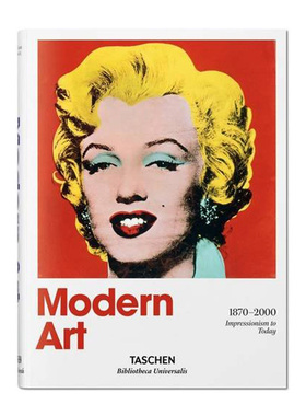 【现货】TASCHEN Modern Art塔森图书馆精装现代艺术书籍1870-2000.19世纪美术绘画画集画册鉴赏收藏进口英文原版图书书籍