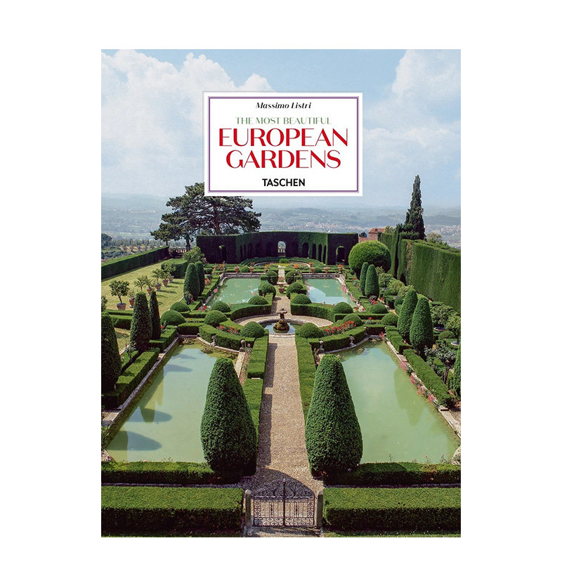 【预订】TASCHEN 马西莫·利斯特里镜头下的欧洲园林 Massimo Listri. European Gardens 原版英文园林景观 园林艺术建筑摄影图书