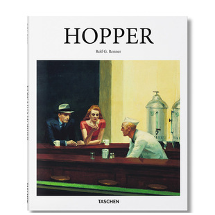 基础艺术入门爱德华·霍普绘画作品集画集美术艺术画册收藏进口英文外文原版 HOPPER塔森精装 TASCHEN 图书书籍 现货