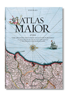 【预订】TASCHEN Blaeu. Atlas Maior 琼·布劳 大地图世界古图集地图制图历史设计 进口原版图书包邮